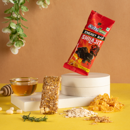 Nutrisense Energy Bar – Shilajit | Natural Honey • Shilajit Infused • Healthy Energy Snack